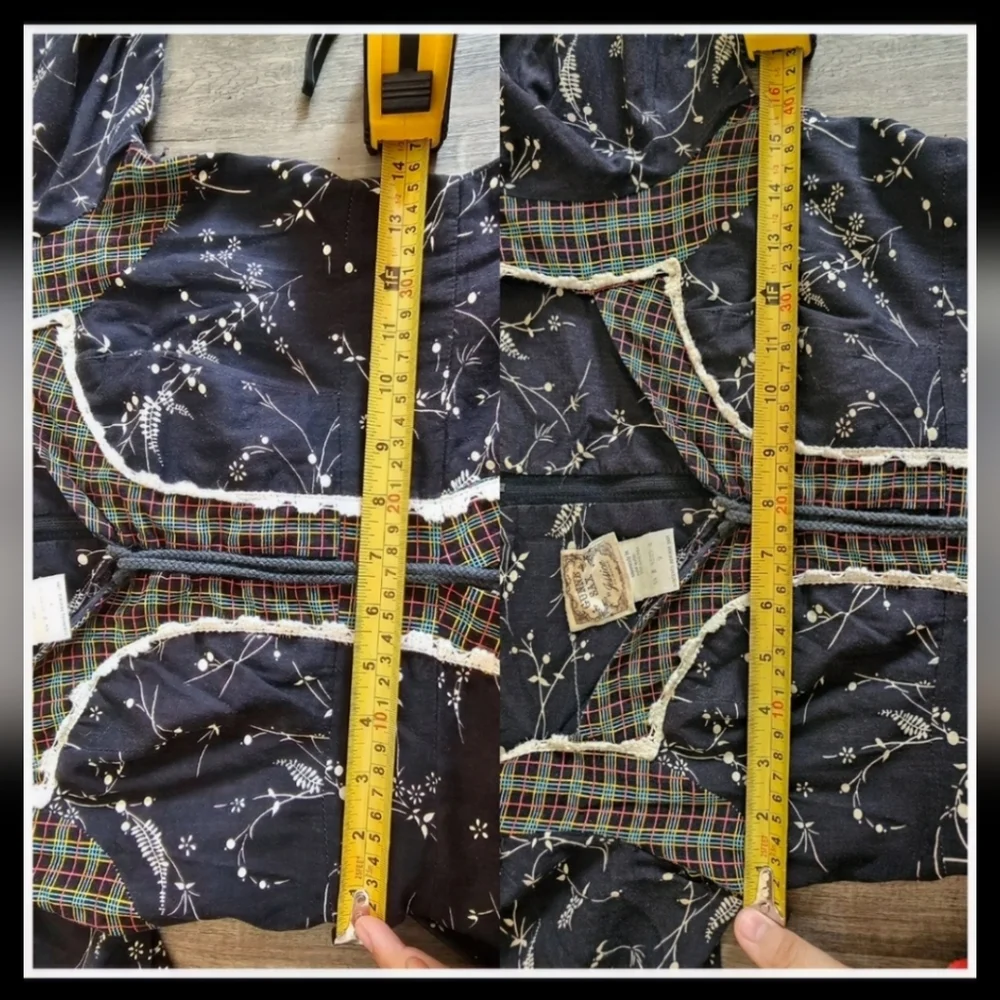 Gunne Sax Black and White Long Sleeve Dress - Picture 2 of 4